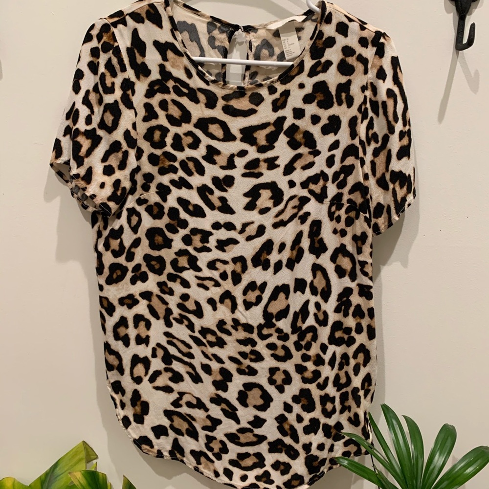 H&M Leopard Blouse